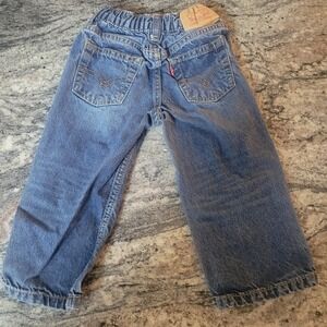 Vtg Levi's 526 Reg Relaxed Fit Lids Jeans Boy Girl Toddler 18  Mo Elastic Back